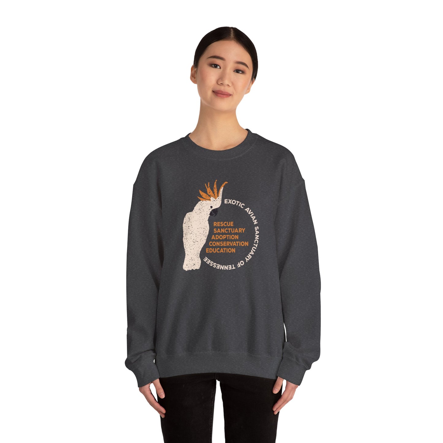 EAST Cockatoo Unisex Heavy Blend™ Crewneck Sweatshirt