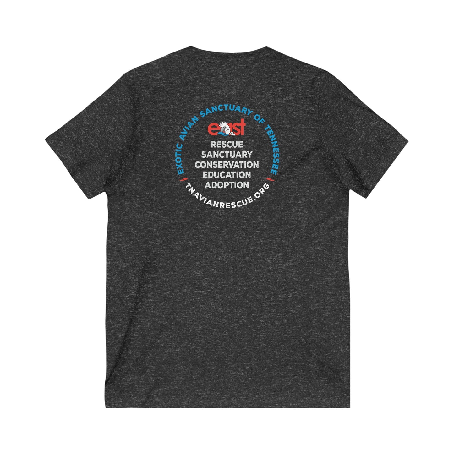 EAST Logo Unisex Jersey Short Sleeve V-Neck Tee
