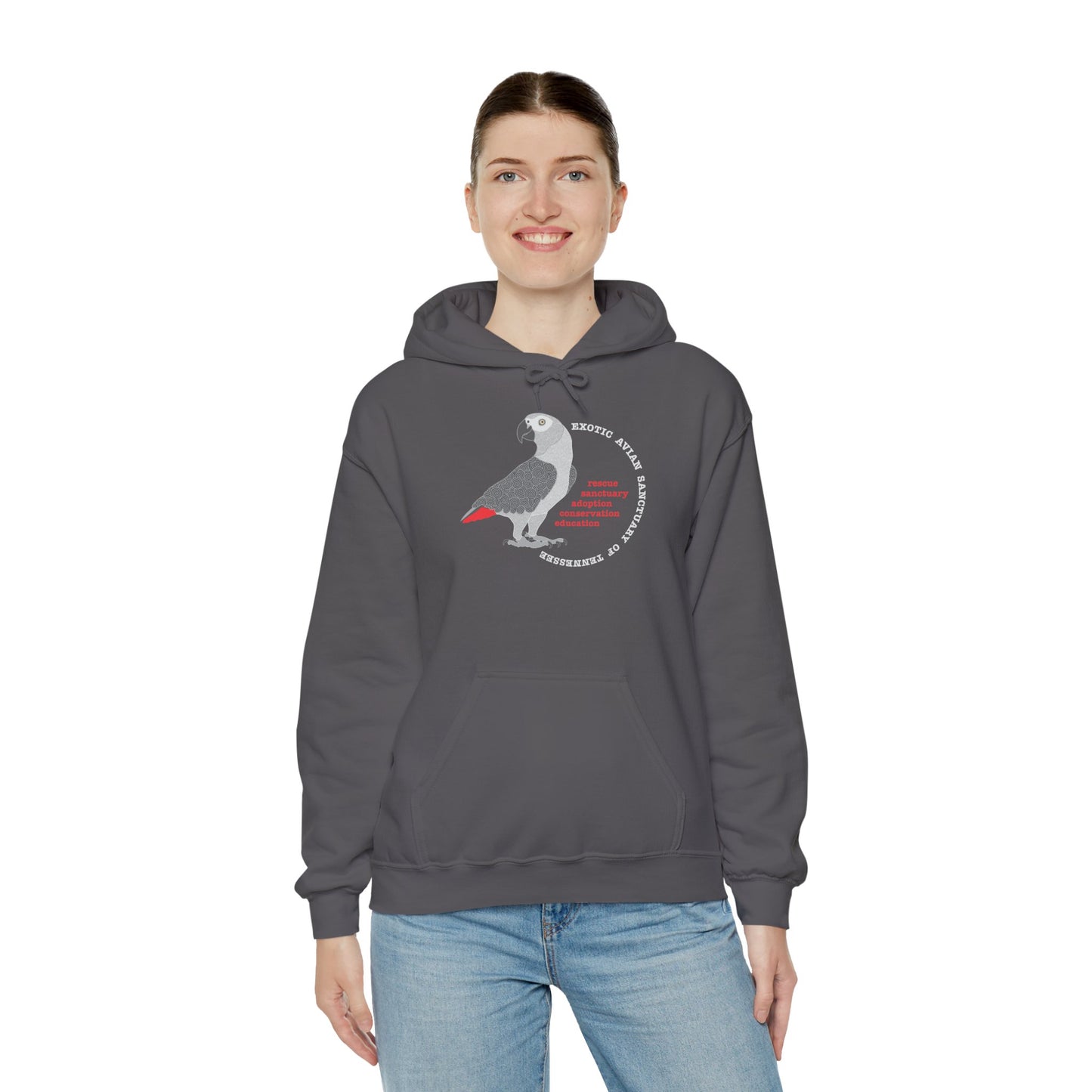 EAST African Grey Unisex Heavy Blend™ Hooded Sweatshirt