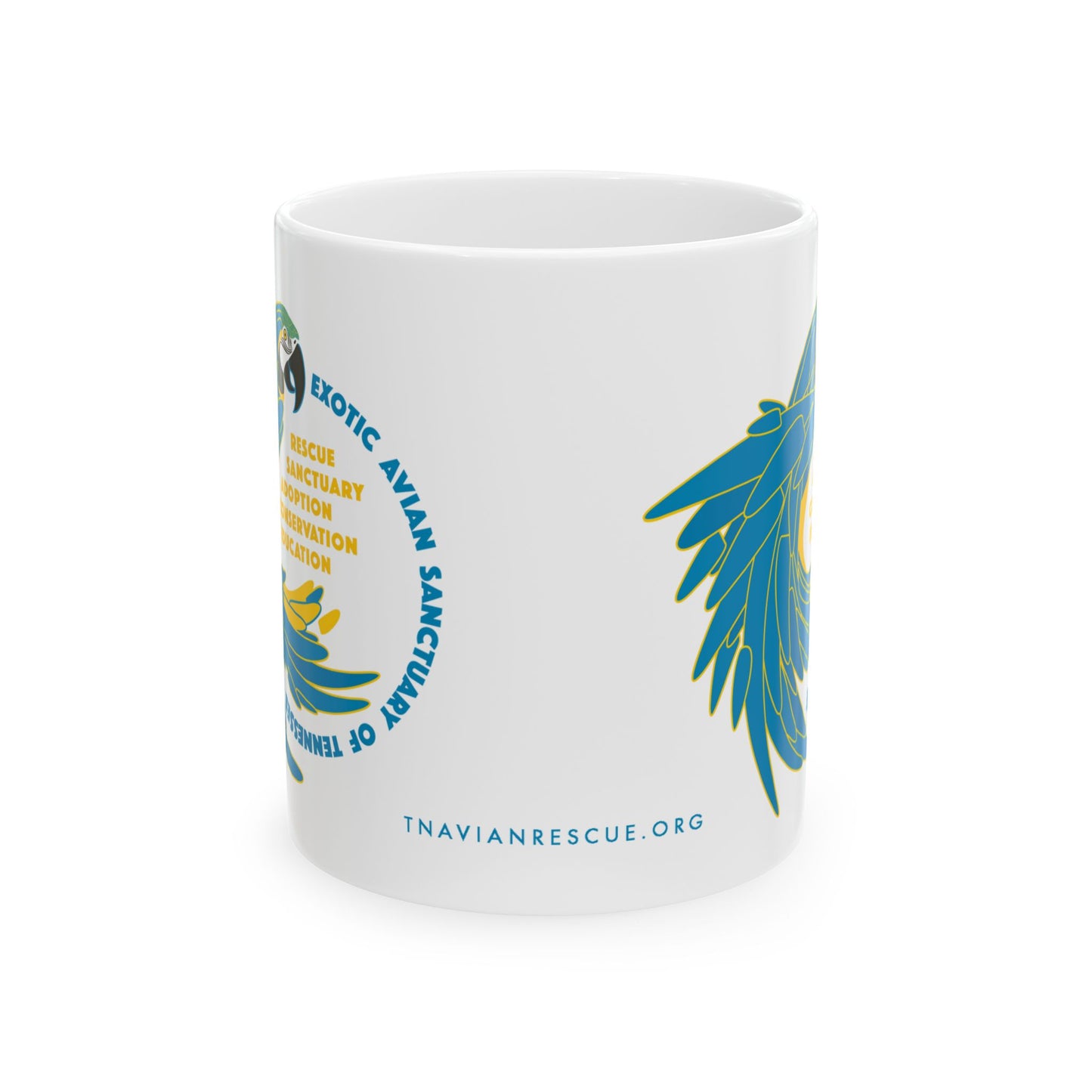 EAST Macaw Coffee Mug, 11oz