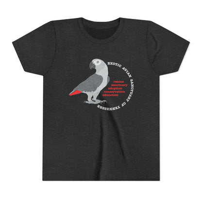 EAST African Grey Youth Short Sleeve Tee