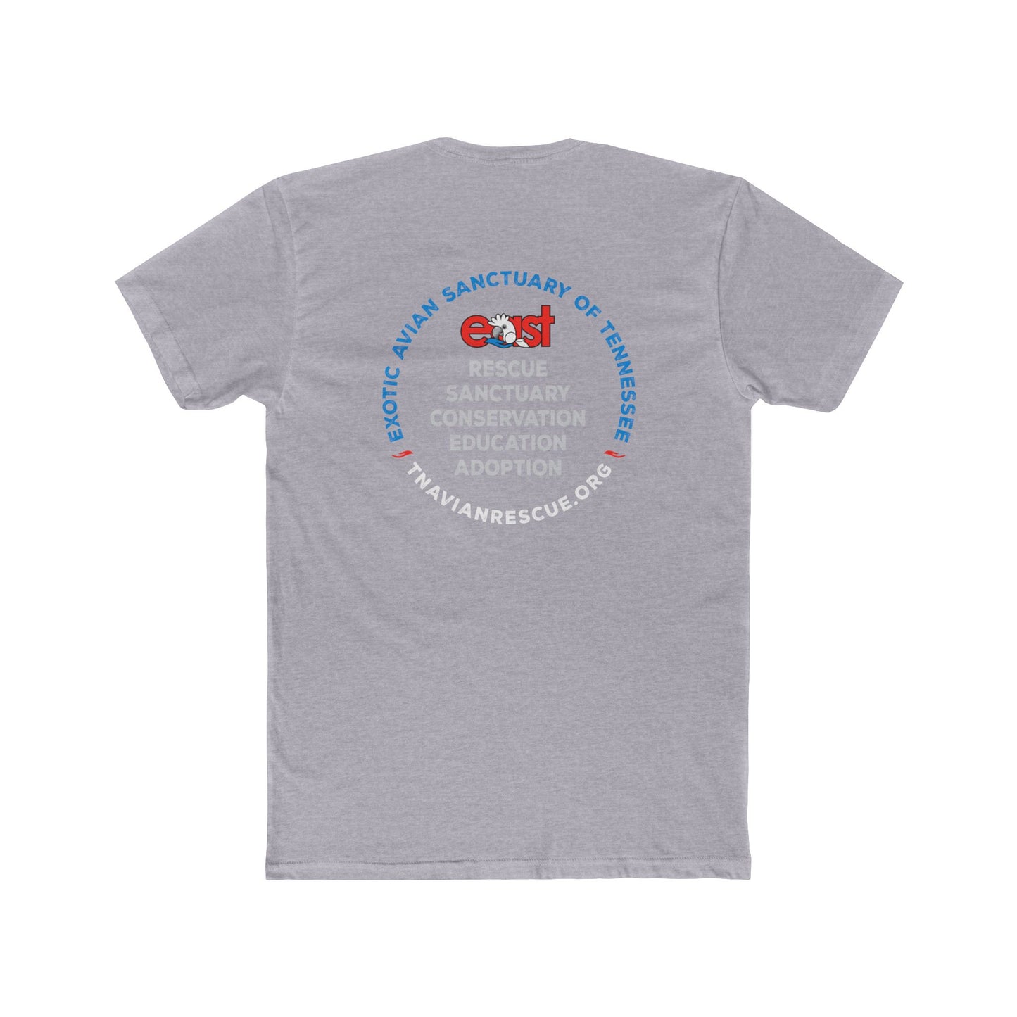 EAST Logo Men's Cotton Crew Tee in 9 colors