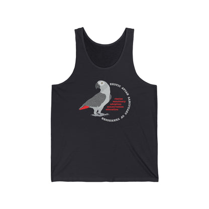 EAST African Grey Unisex Jersey Tank