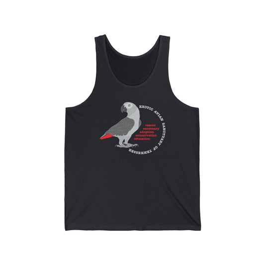 EAST African Grey Unisex Jersey Tank