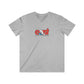 EAST logo Men's Fitted V-Neck Short Sleeve Tee