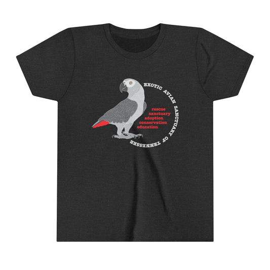 EAST African Grey Youth Short Sleeve Tee