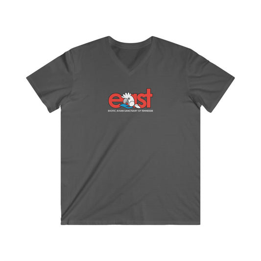 EAST logo Men's Fitted V-Neck Short Sleeve Tee in 7 colors