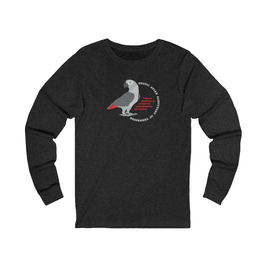 EAST African Grey Unisex Jersey Long Sleeve Tee