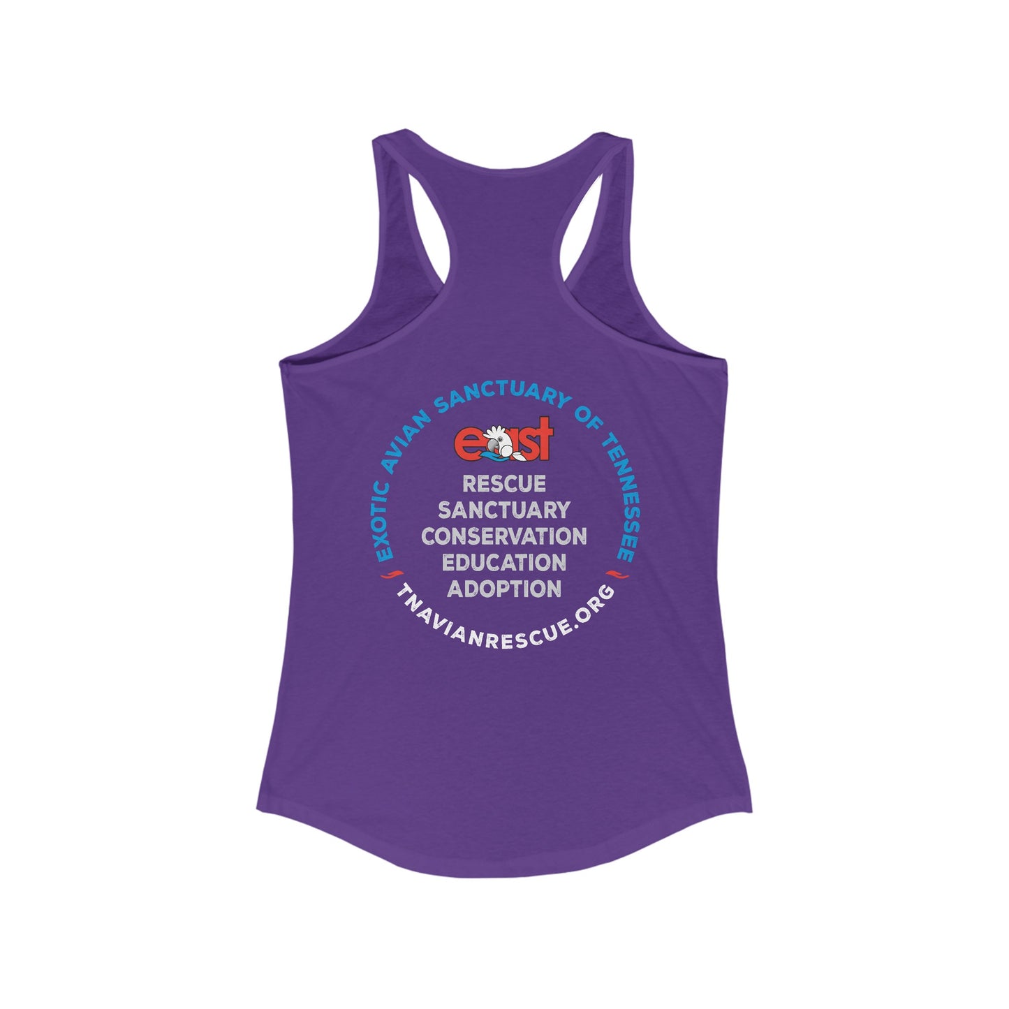 EAST Logo Women's Ideal Racerback Tank in 5 colors