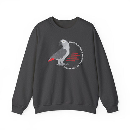 EAST African Grey Unisex Heavy Blend™ Crewneck Sweatshirt