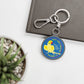 EAST Indian Ringneck Keyring Tag