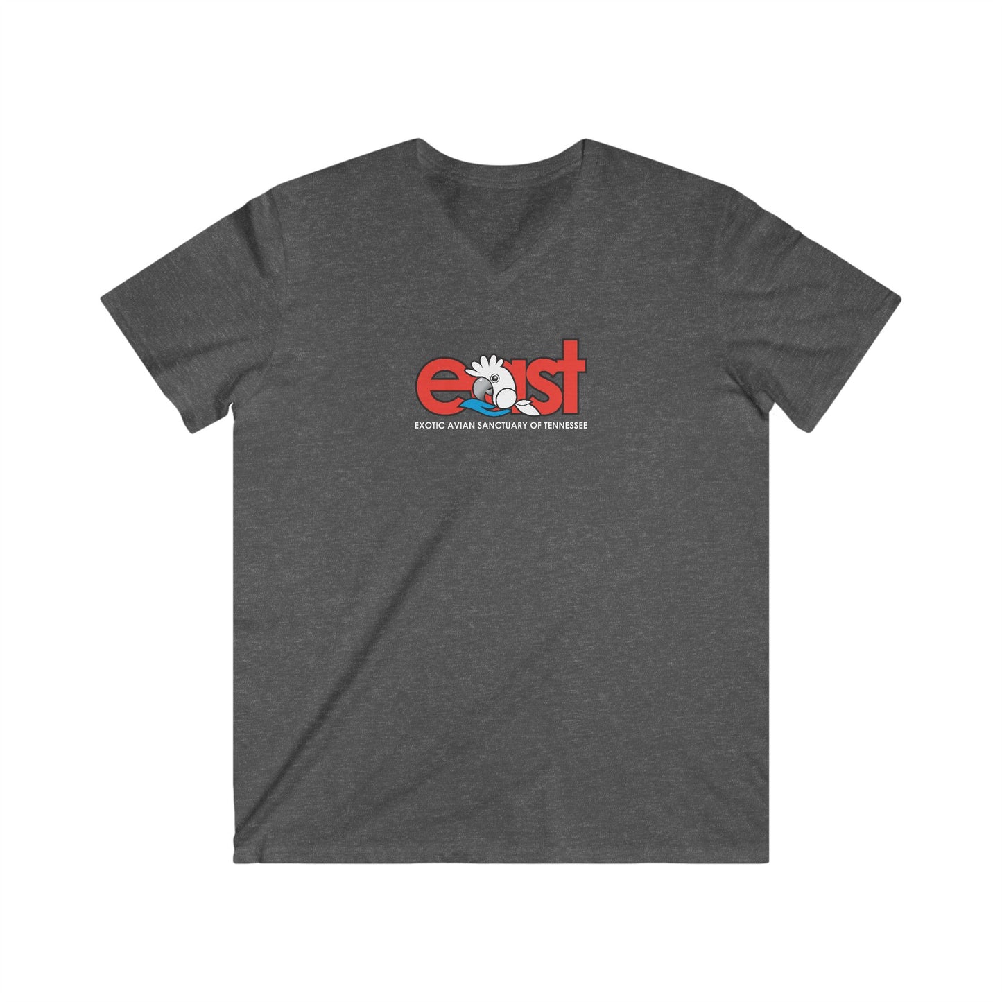 EAST logo Men's Fitted V-Neck Short Sleeve Tee