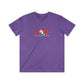 EAST logo Men's Fitted V-Neck Short Sleeve Tee