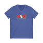 EAST Logo Unisex Jersey Short Sleeve V-Neck Tee in 4 colors