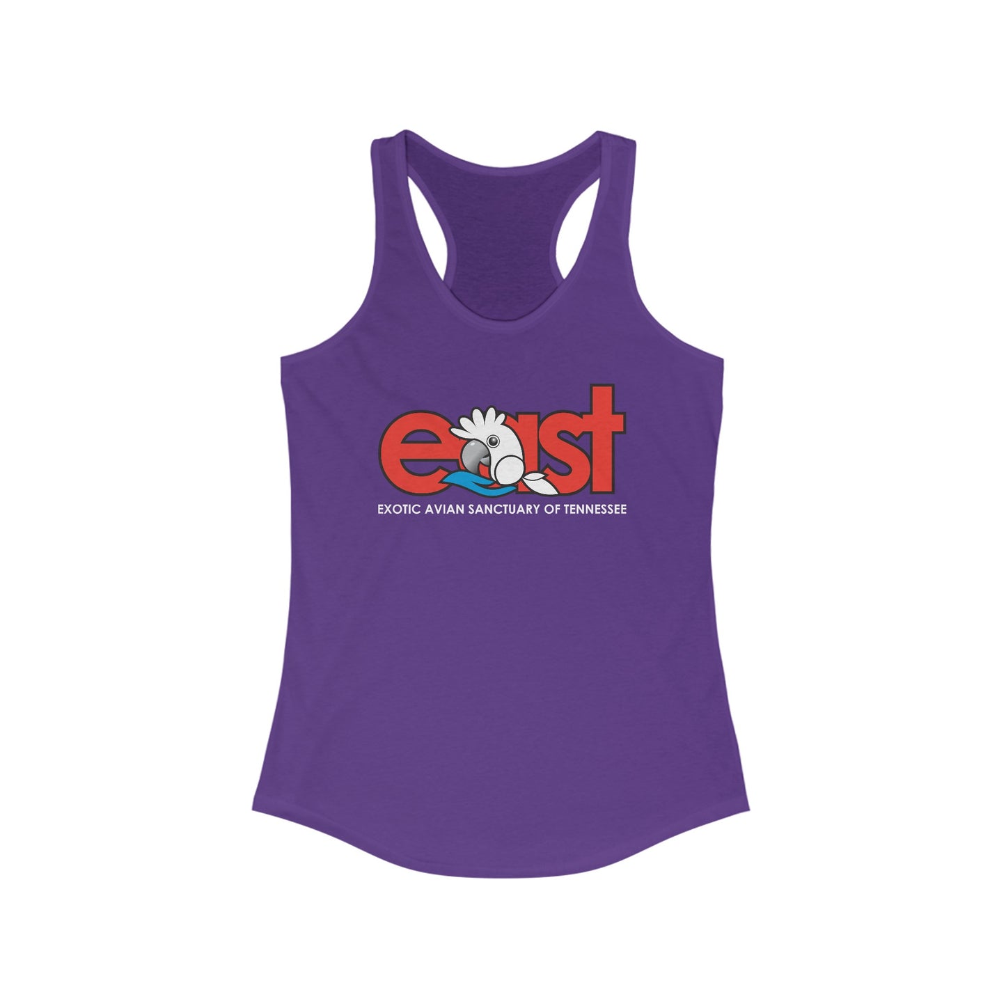 EAST Logo Women's Ideal Racerback Tank in 5 colors