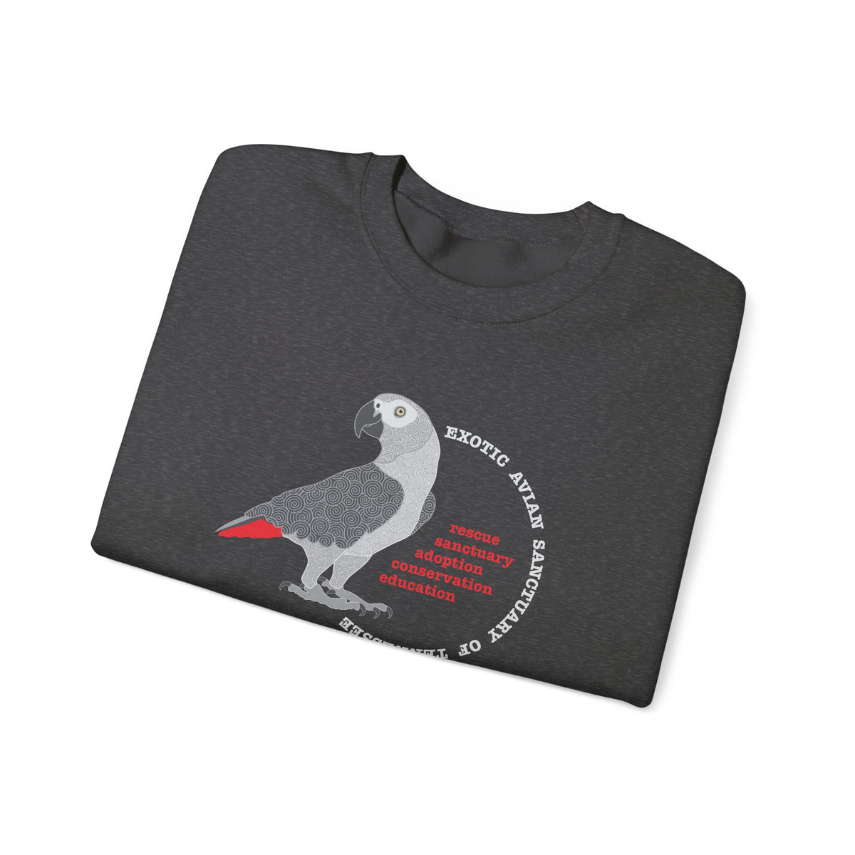 EAST African Grey Unisex Heavy Blend™ Crewneck Sweatshirt