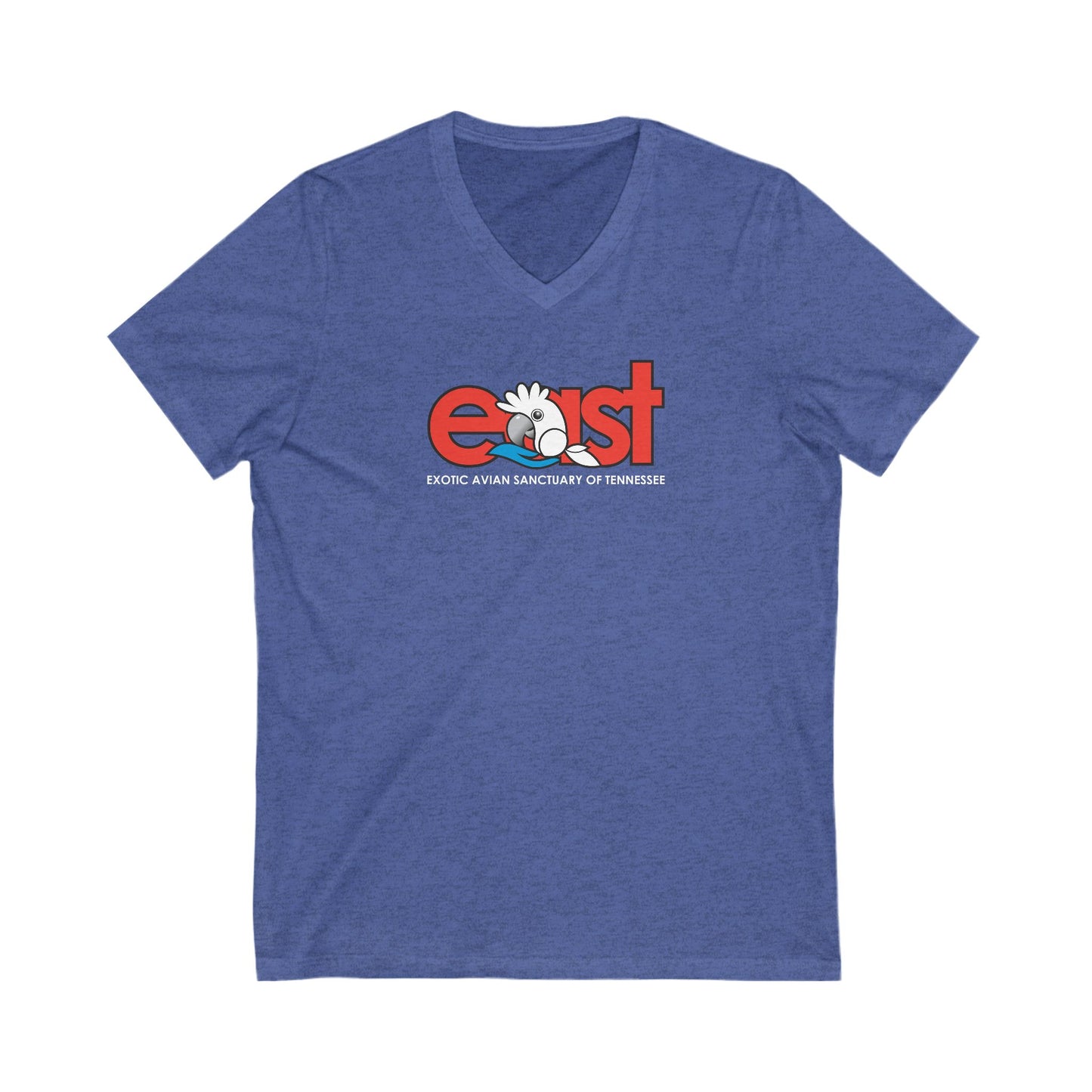 EAST Logo Unisex Jersey Short Sleeve V-Neck Tee