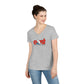 EAST Logo Ladies' V-Neck T-Shirt in Three Colors