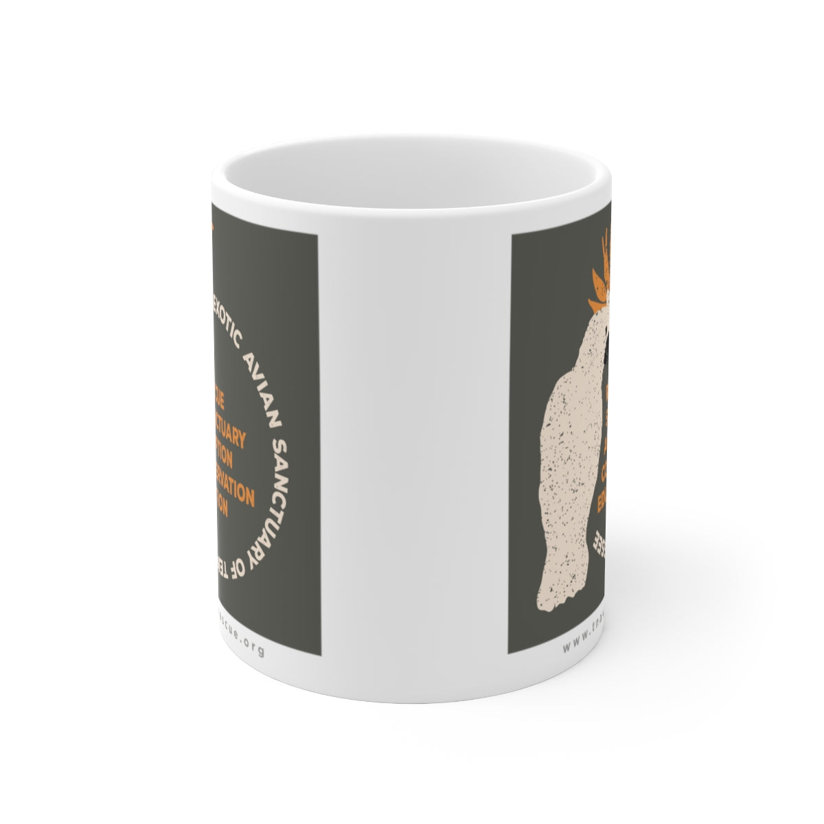 EAST Cockatoo Graphic Ceramic Mug, 11oz